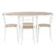image 5 of Table set with 4 chairs DKD Home Decor 121 x 55 x 78 cm Brown