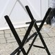 image 7 of Harbour Housewares Folding Iron Log Saw Horse - Black