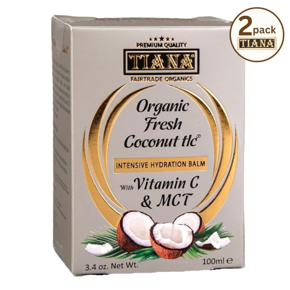 image 1 of TIANA Fairtrade Organic Intensive Hydrating Face Balm Odourless 100ml P2 | White | 200g | 2