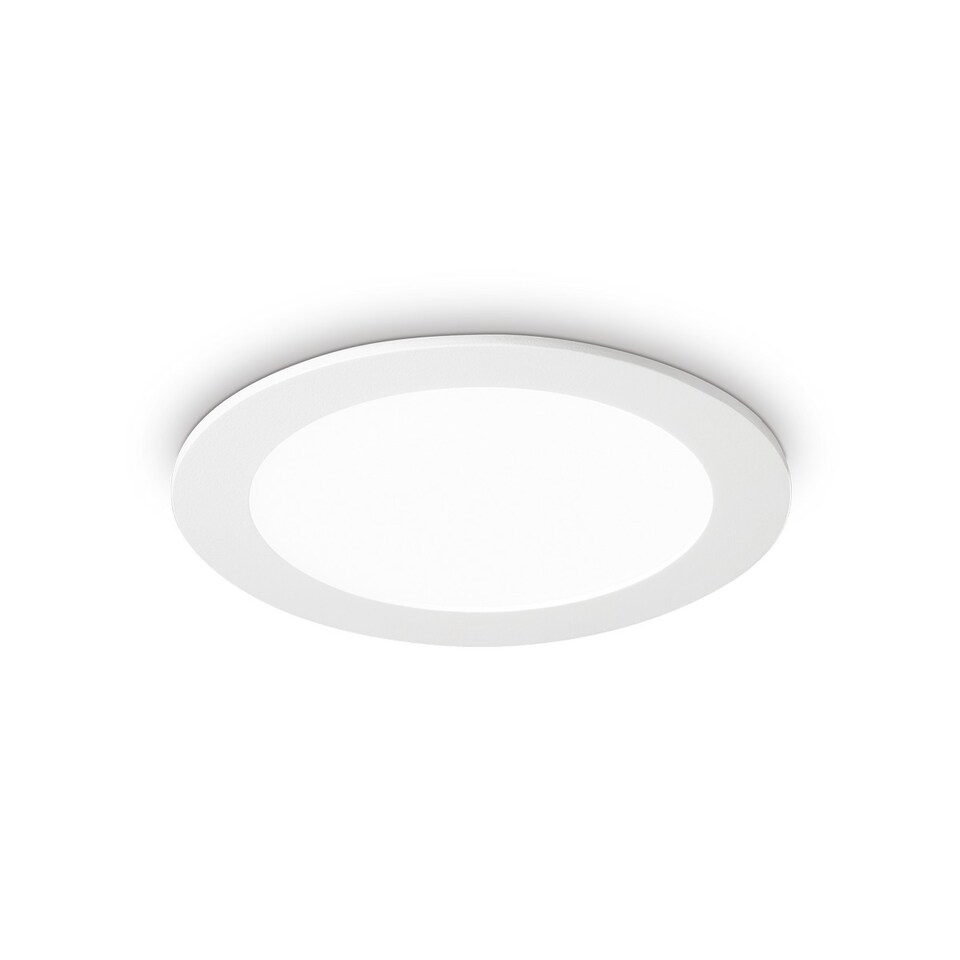 image 1 of Groove LED 1 Light Small Round Warm Recessed Spotlight Panel White