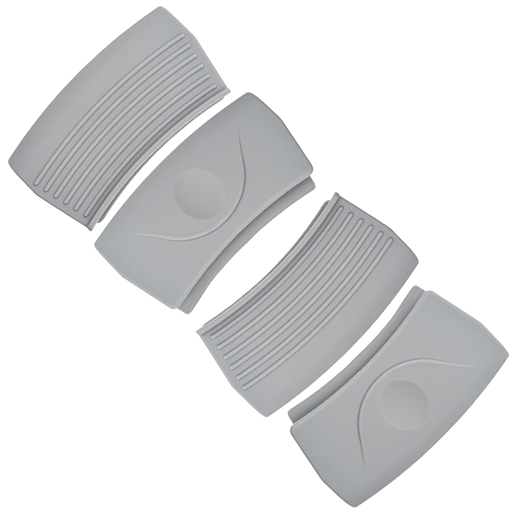 Argon Tableware Silicone Pot Handle Covers - Grey Grey Grey One Size 4