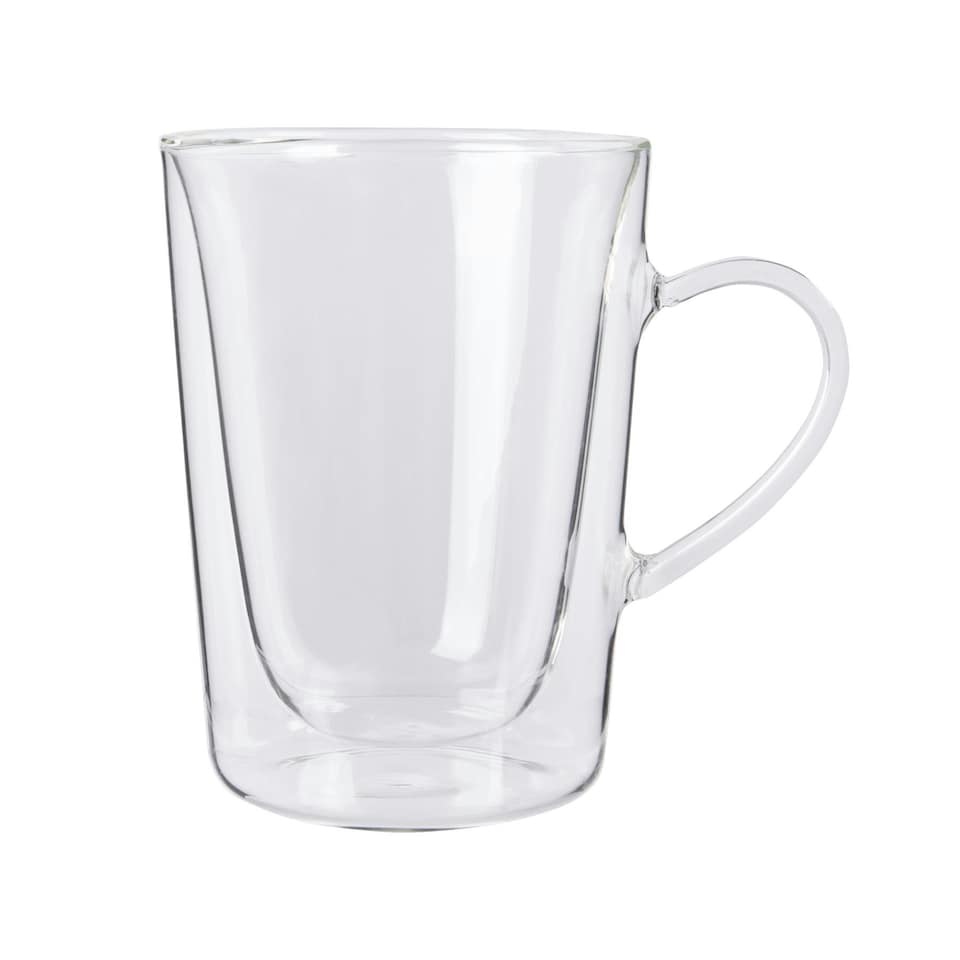 image 1 of Rink Drink Double Walled Coffee Glasses - 285ml - Pack of 6 Clear