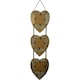 image 5 of Nicola Spring Rustic Hearts Hanging 3 Photo Frame - 4 x 4" - Natural