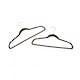 image 6 of Pack of 20 Grey Non-Slip Space Saving Velvet Clothes Garment Coat Suit Hangers