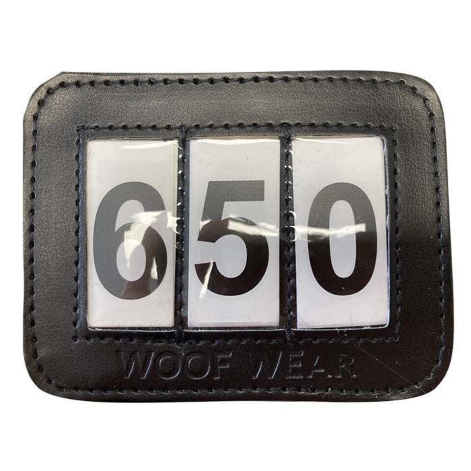 image 1 of Woof Wear Bridle Number Holder White | Size: One Size
Colour: White/White
