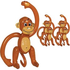 Inflatable Monkey - 23 Inches / 58cm - Pack of 5