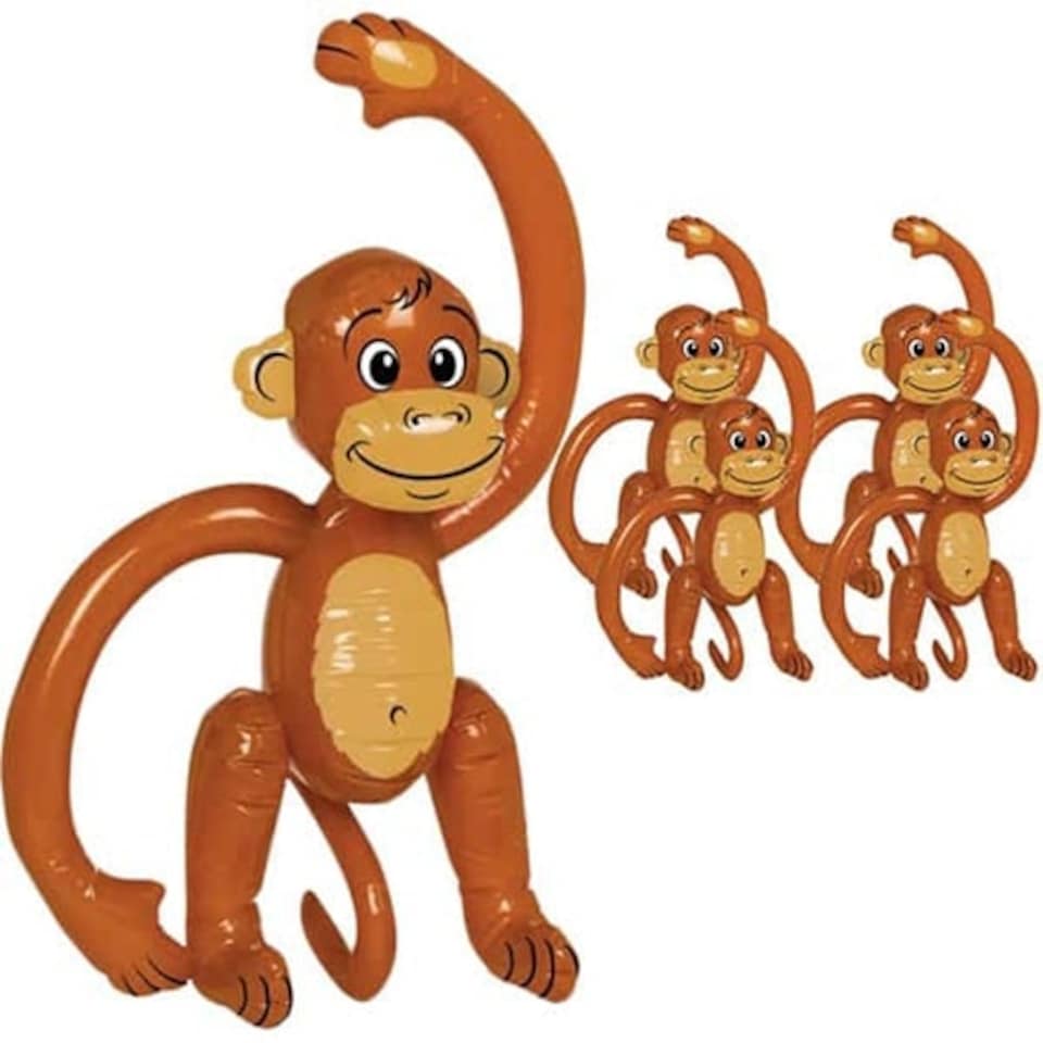 Inflatable Monkey - 23 Inches / 58cm - Pack of 5