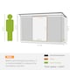 image 5 of Outsunny 9 x 4FT Metal Garden Storage Shed w/ 2 Door, Light Green