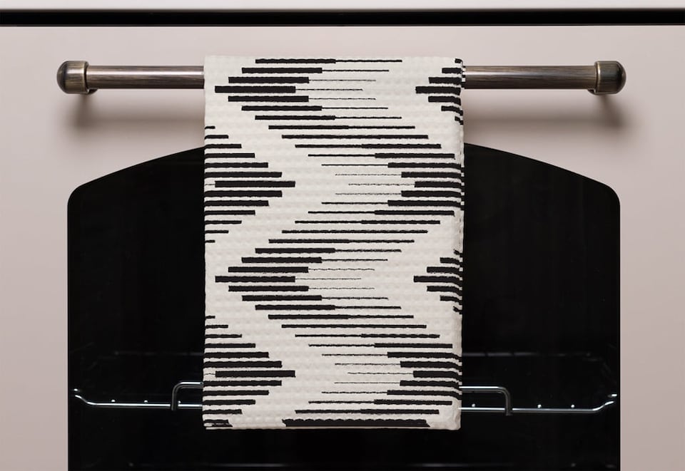 image 1 of Geometric Zig Zag (Kitchen Towel)