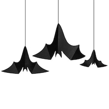 Halloween Bats Hanging Decorations - Pack of 3