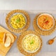 image 7 of Nicola Spring Hand-Printed Pasta Bowls - 22cm - 3 Colours - Pack of 6 Multi