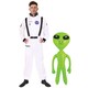 image 1 of Astronaut Costume with Alien | White | XL