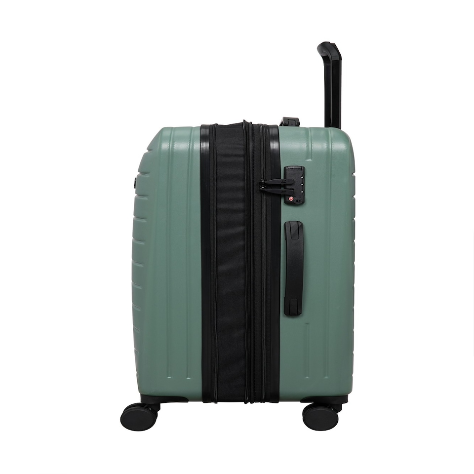 image 1 of IT Luggage Legion Frozen Matcha Expandable Cabin Suitcase with TSA Lock Green | Cabin Bag