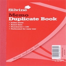 Duplicate Memo Book 6"x4"