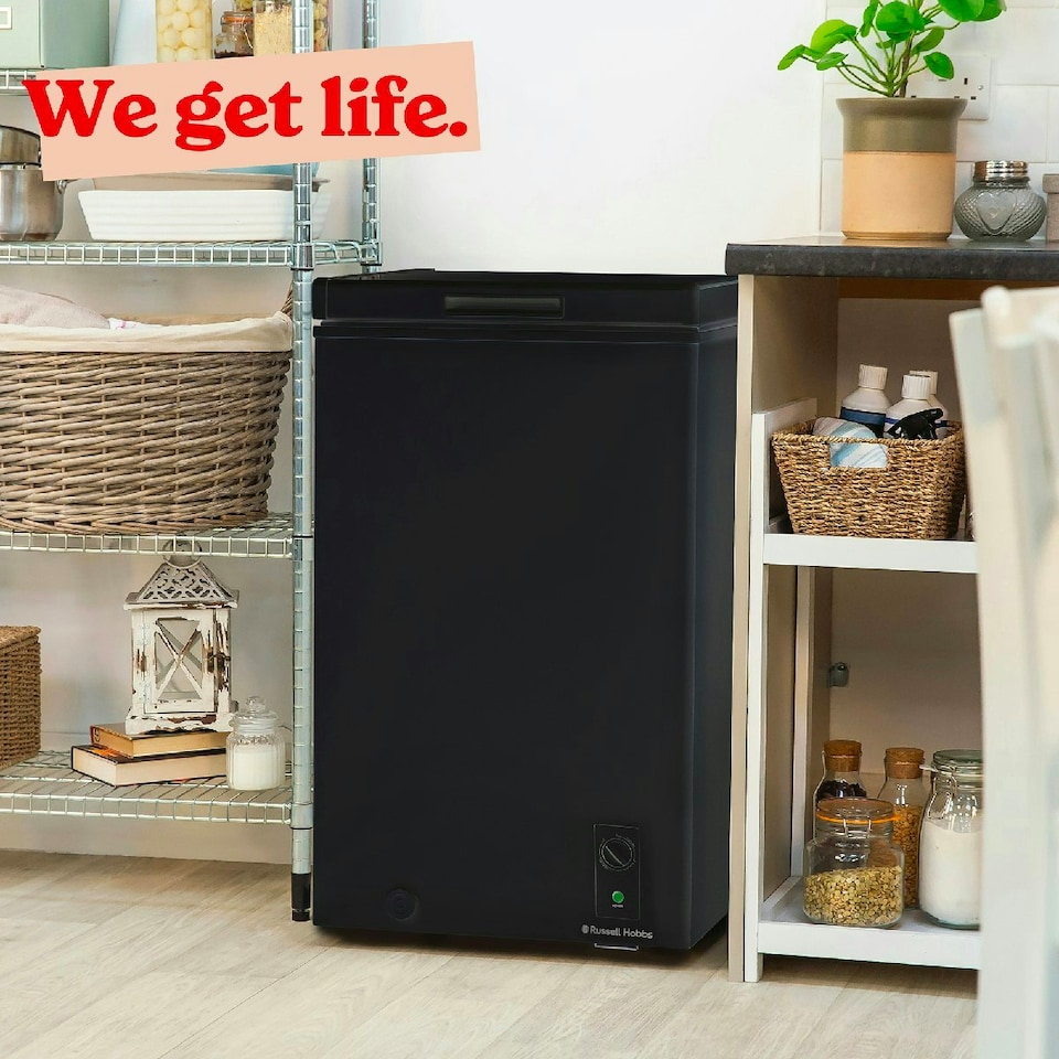 image 1 of Russell Hobbs RH99CF0E1B Chest Freezer 99L Freestanding Black 5 Year Guarantee Black