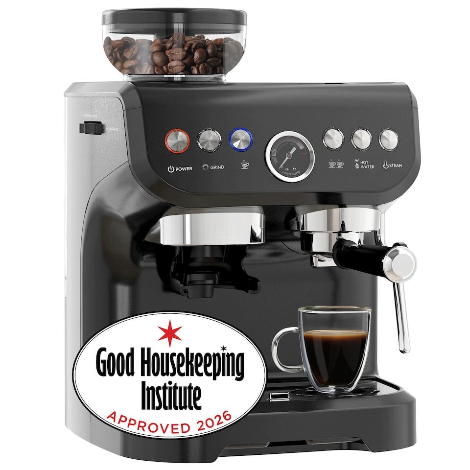 image 1 of HOMCOM Bean to Cup Coffee Machine Good Housekeeping Institute Approved Black