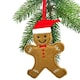 image 2 of Christmas Gingerbread Man Felt Hanging Tree Decoration