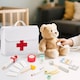 image 6 of Wooden Pretend Play Doctor Set – Portable Medical Case with Realistic Wooden Tools