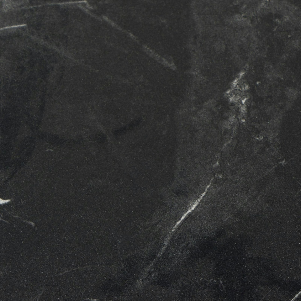image 1 of OHS Marble Top Modern Bedroom Nightstand Living Room Hallway End Console Table - Black