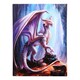 image 1 of Anne Stokes Treasure Trove Dragon Canvas Plaque - Multicoloured - One Size