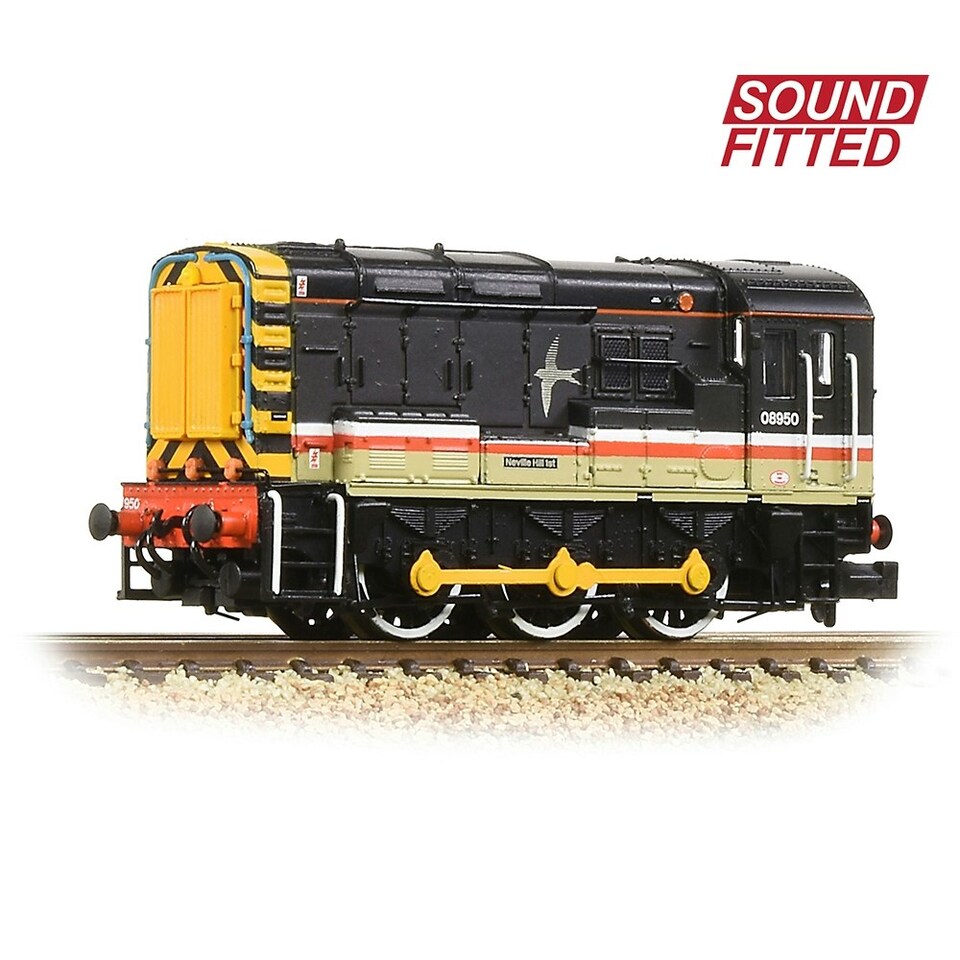 Graham Farish Class 08 950 Neville Hill 1st Intercity Swallow(DCC-Sound)