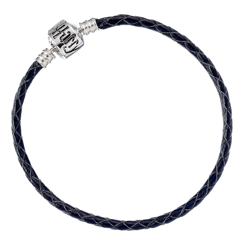 image 1 of Harry Potter Black Leather Bracelet for Slider Charms- HP0029-21