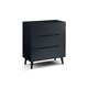 image 1 of Retro Anthracite Chest - 3 Drawers