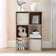 image 1 of OHS 2 Pack Folding Storage Cubes Soft Matte Velvet Collapsible Home Modern Storage Organiser Space Saving Square Ottoman Boxes Cream | Natural