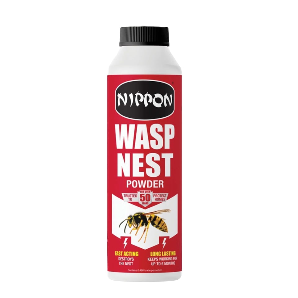 image 1 of Vitax Nippon Wasp Nest Powder 300g Effective Indoor & Outdoor Wasp Control with Permethrin Rapid Action Safe Use