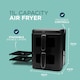 image 2 of DMD 11L Vertical Dual Stacked Air Fryer with 12 Cooking Functions