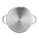 image 5 of Cooks Professional 3 Tier Stainless Steel Steamer Pan - Suitable for All Hobs Inc Induction - Dishwasher Safe - 24cm Diameter