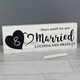 image 5 of Personalised Rustic Chalk Countdown Wooden Mantel Decoration