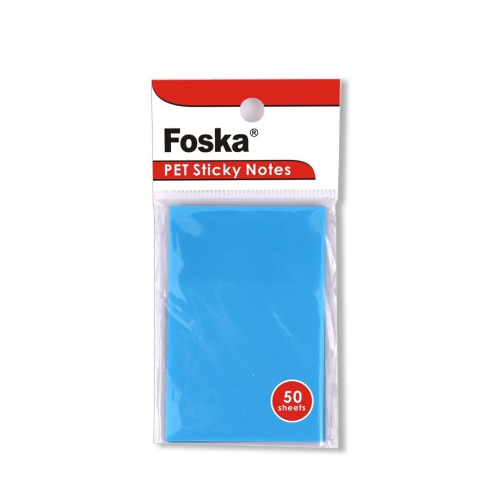 image 1 of Pack of 50 Coloured Translucent Sticky Notes 75 x 50mm