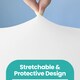 image 4 of Dining Seat Chair Covers Stretchable Spandex High-Back Slipcovers - 10pcs