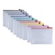 image 2 of Pack of 12 A5 Light Blue PVC Mesh Zip Bags