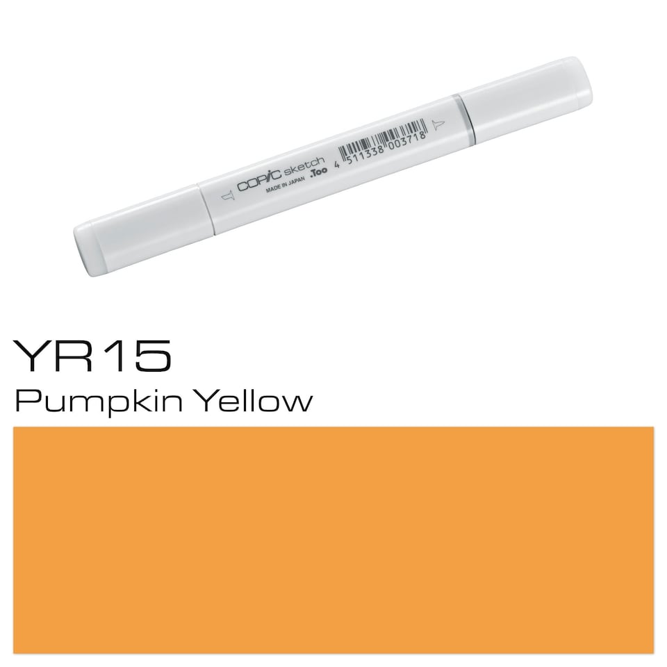 image 1 of Copic Sketch Marker, Pumpkin Yellow, Single Pen