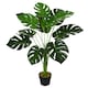 image 1 of Outsunny 85cm Artificial Monstera Tree Fake Plant in Pot Indoor Décor