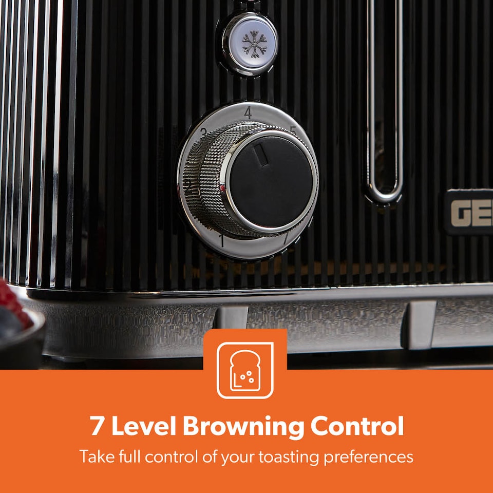 image 1 of GEEPAS 4 Slice Toaster | 1860W Black