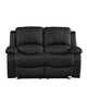 image 3 of Glendale 2 Seat Reclining Sofa - Black