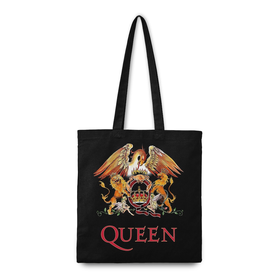 image 1 of Rocksax Queen Tote Bag - Classic Crest Black