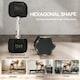 image 6 of HOMCOM Hexagonal Dumbbells Kit Weight Lifting Exercise for Home Fitness 2x6kg