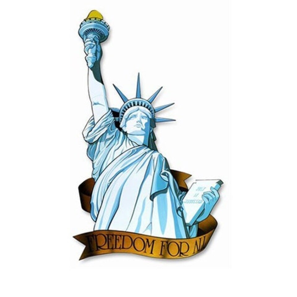 Statue of Liberty Decorative Cutout - 33 Inches / 83cm