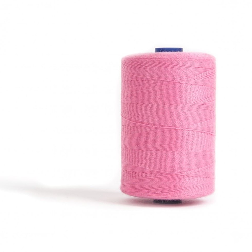Hemline Rose Pink Polyester Sewing Thread (Value Pack) For Dressmaking - per pack of 5