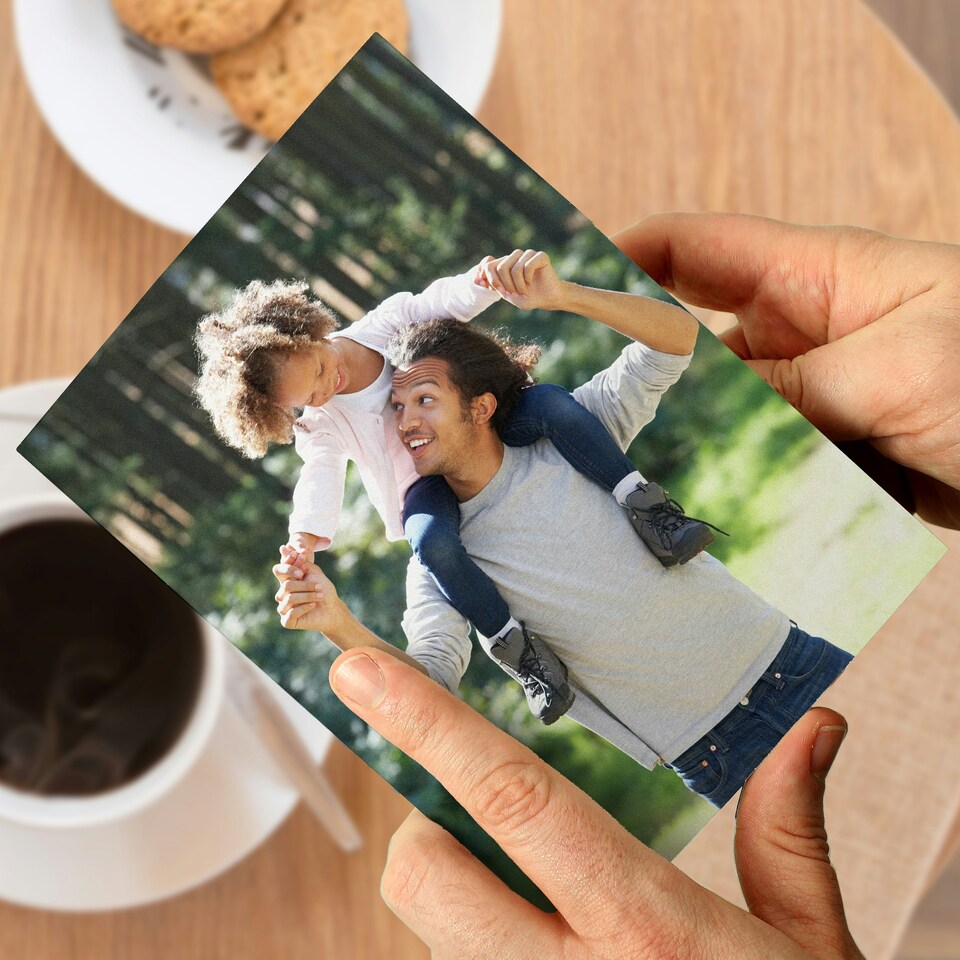 image 1 of Personalised Photo Upload Card - Display Font