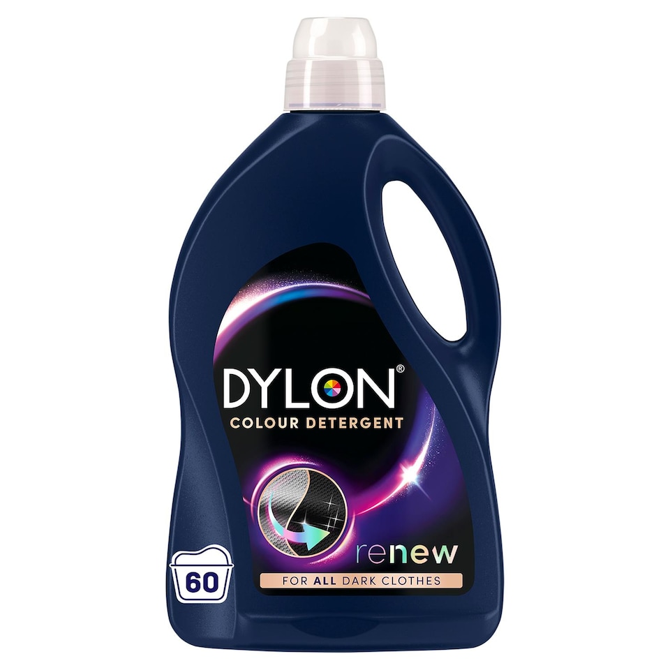 image 1 of Dylon Liquid Laundry Detergent for all Black & Dark Clothes, 60 Washes