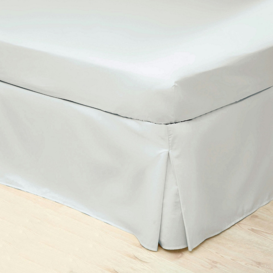 Belledorm Easycare Percale Platform Valance - Cloud - Superking