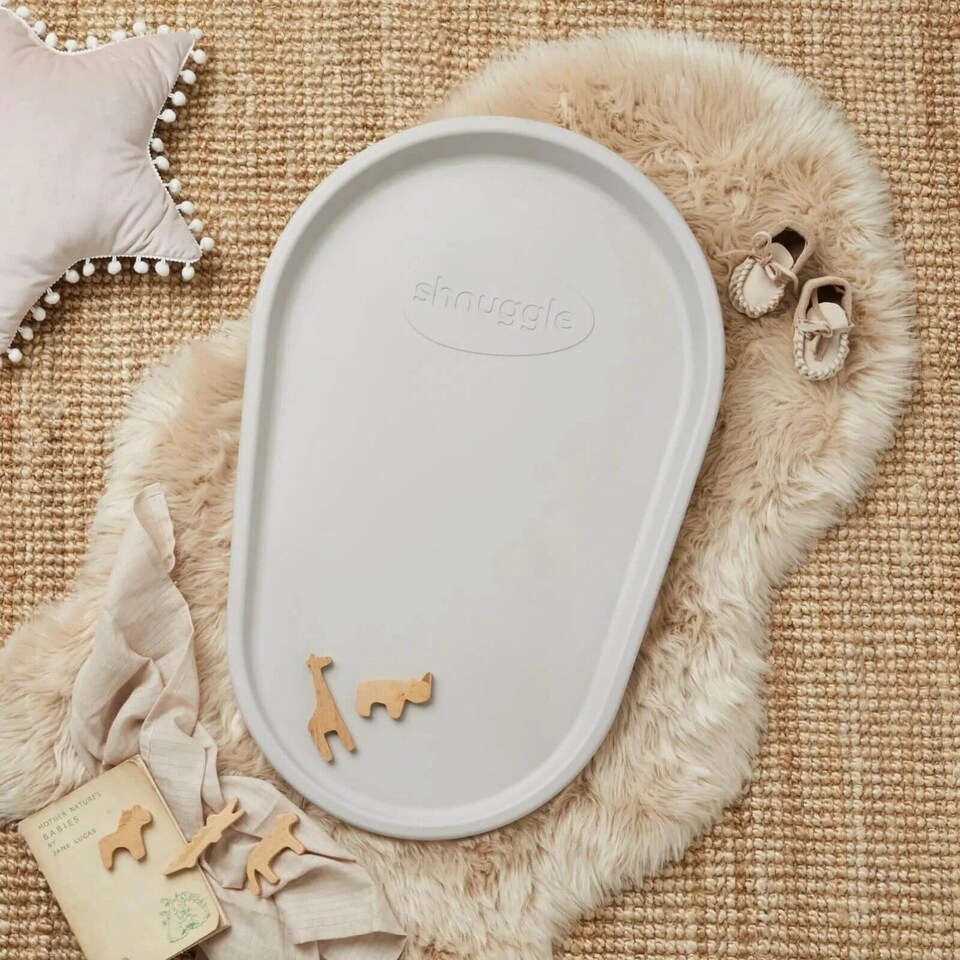 image 1 of Shnuggle Squishy Changing Mat | Grey