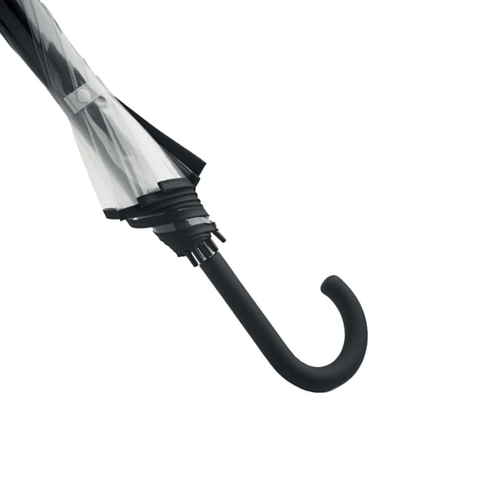 image 1 of MidOcean Gota Stick Umbrella - Black/Transparent - One Size Black
