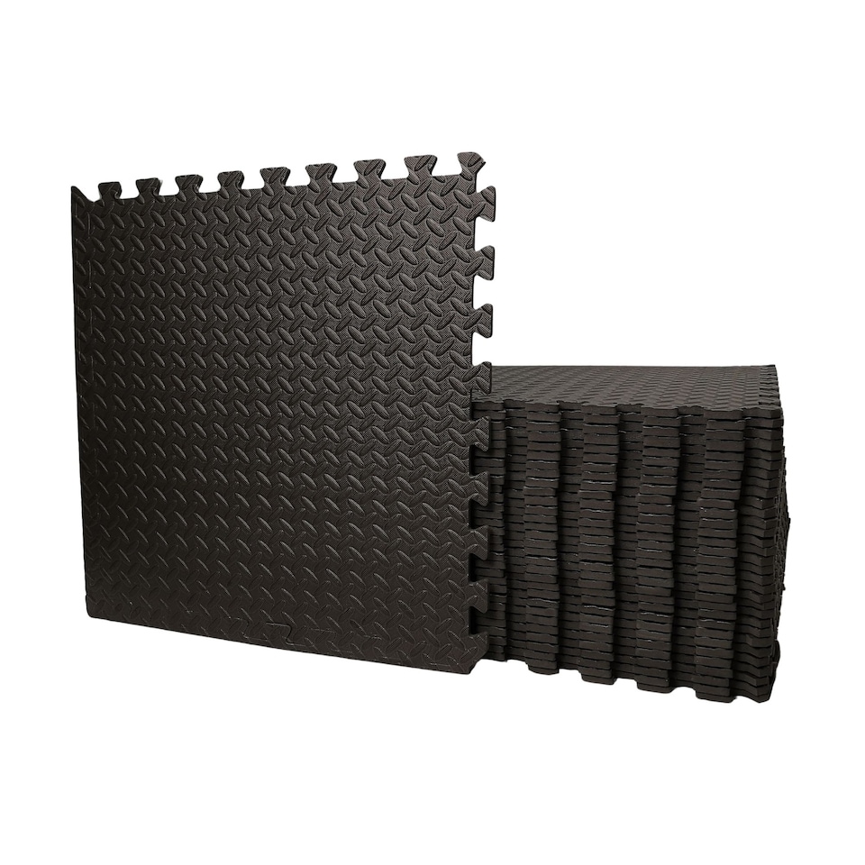 image 1 of Samuel Alexander 4 Piece EVA Foam Floor Protective Tiles / Mats 60x60cm Each