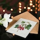 image 4 of Pierre-Joseph Redouté Art Card Redcurrant Berries and Butterfly